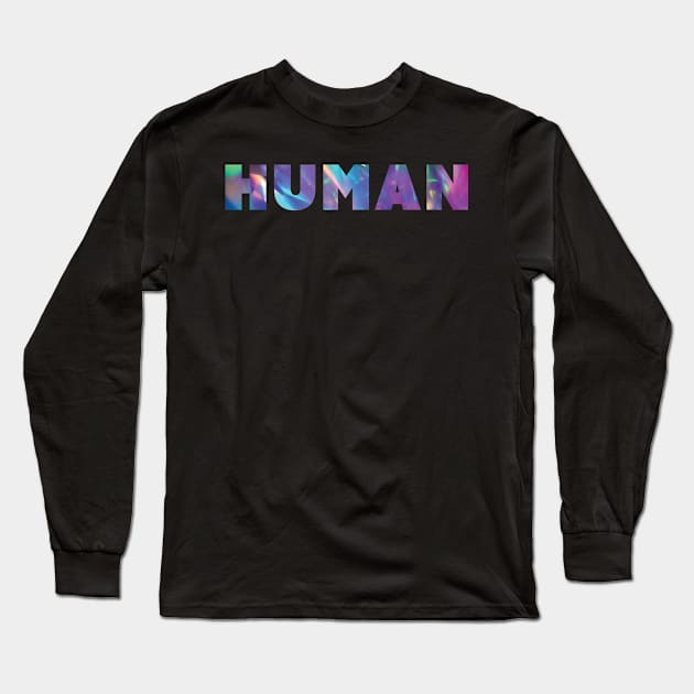 Human Dark Crystal Long Sleeve T-Shirt by ArtHouseFlunky